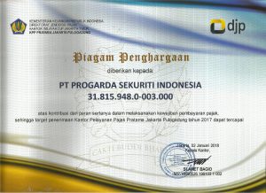 penghargaan dari ktr PAJAK 2018
