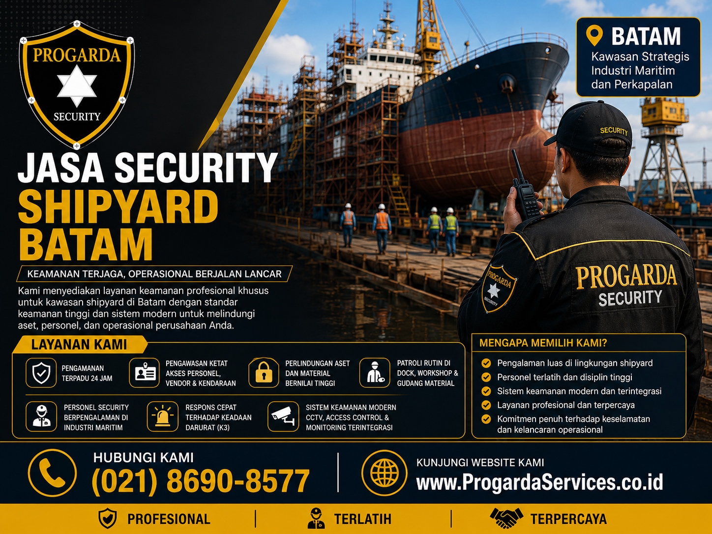 Jasa Security Shipyard Batam