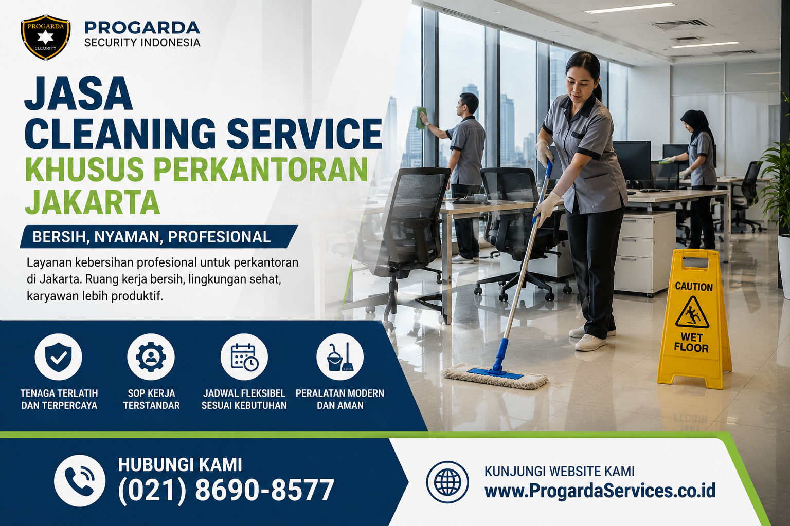 Jasa cleaning service khusus perkantoran Jakarta untuk menjaga kebersihan dan kenyamanan lingkungan kerja