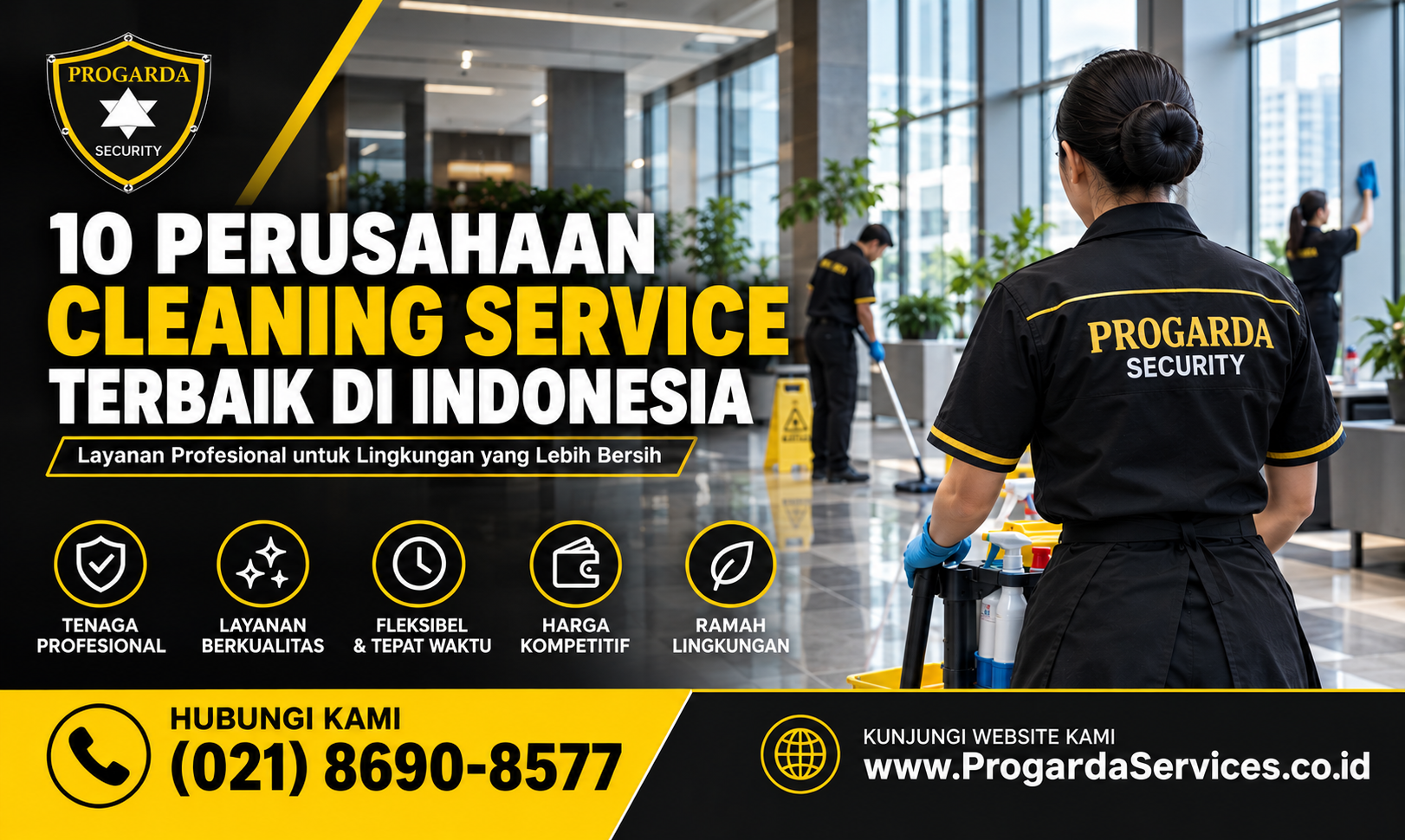 10 perusahaan cleaning service terbaik di Indonesia